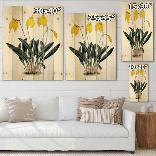 Designart - Retro Orchid Flowers